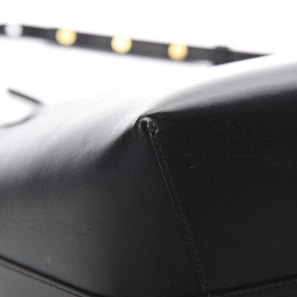 Mansur Gavriel Vegetable Tanned Calfskin Bucket Bag Black Ballerina 13 of 19