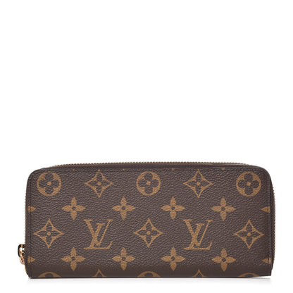 Louis Vuitton Monogram Clemence Wallet Rose Ballerine 1 of 8