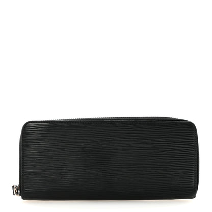 Louis Vuitton Epi Clemence Wallet Black 1 of 6