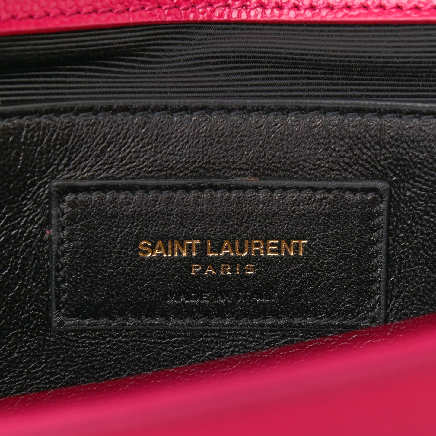 Calfskin Classic Monogram Cassandre Clutch Lipstick Fuchsia
