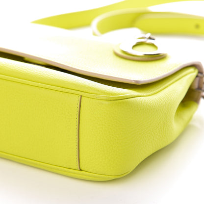 Christian Dior Smooth Calfskin Mini Be Dior Flap Vert Acide 9 of 13