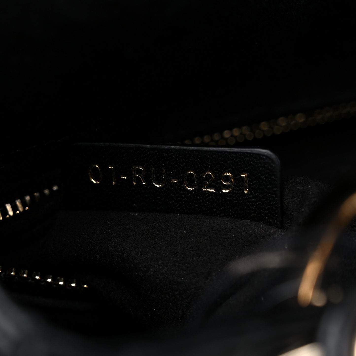 Lambskin Cannage Small My ABCDior Lady Dior Black