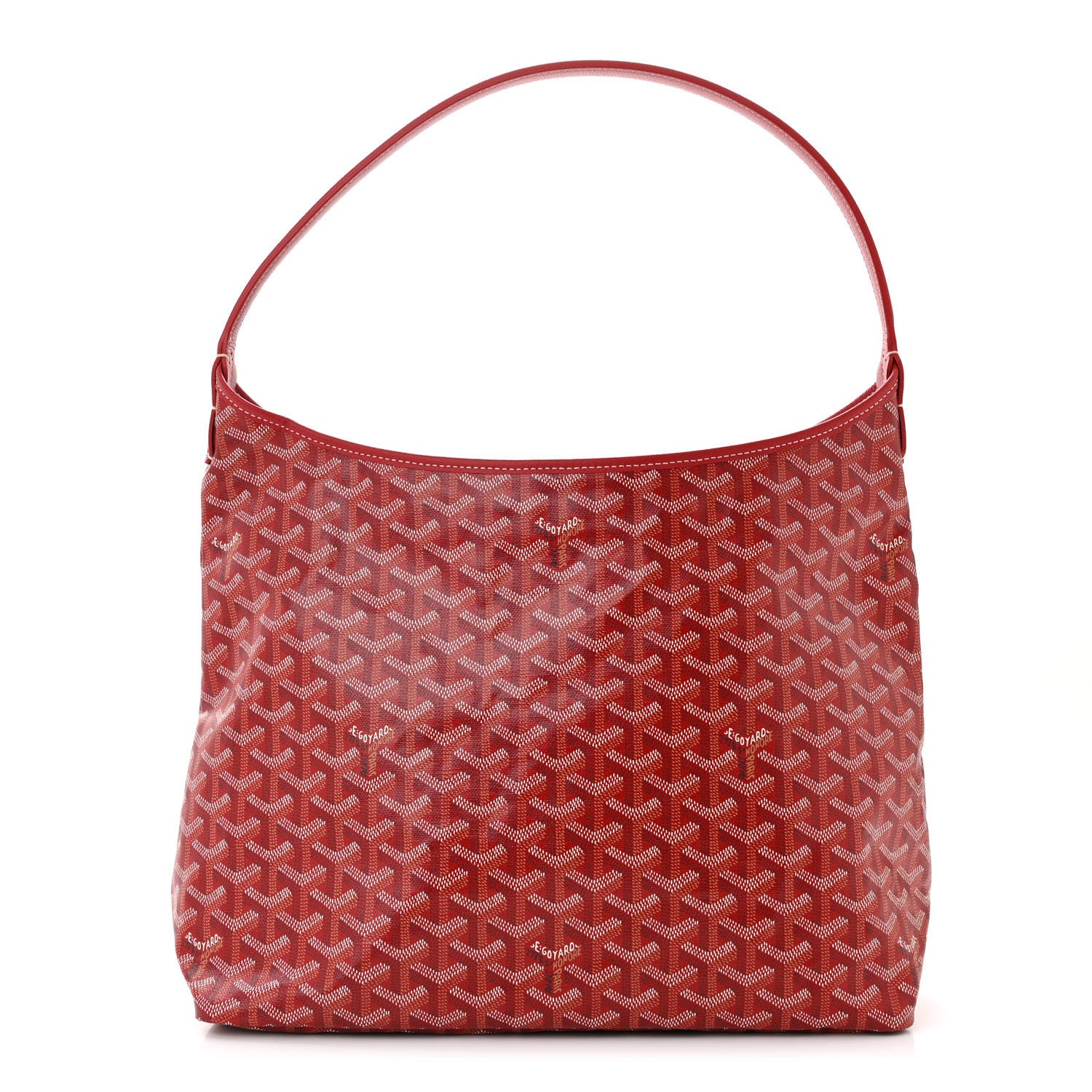 Goyard Goyardine Boheme Hobo Red 1 of 11