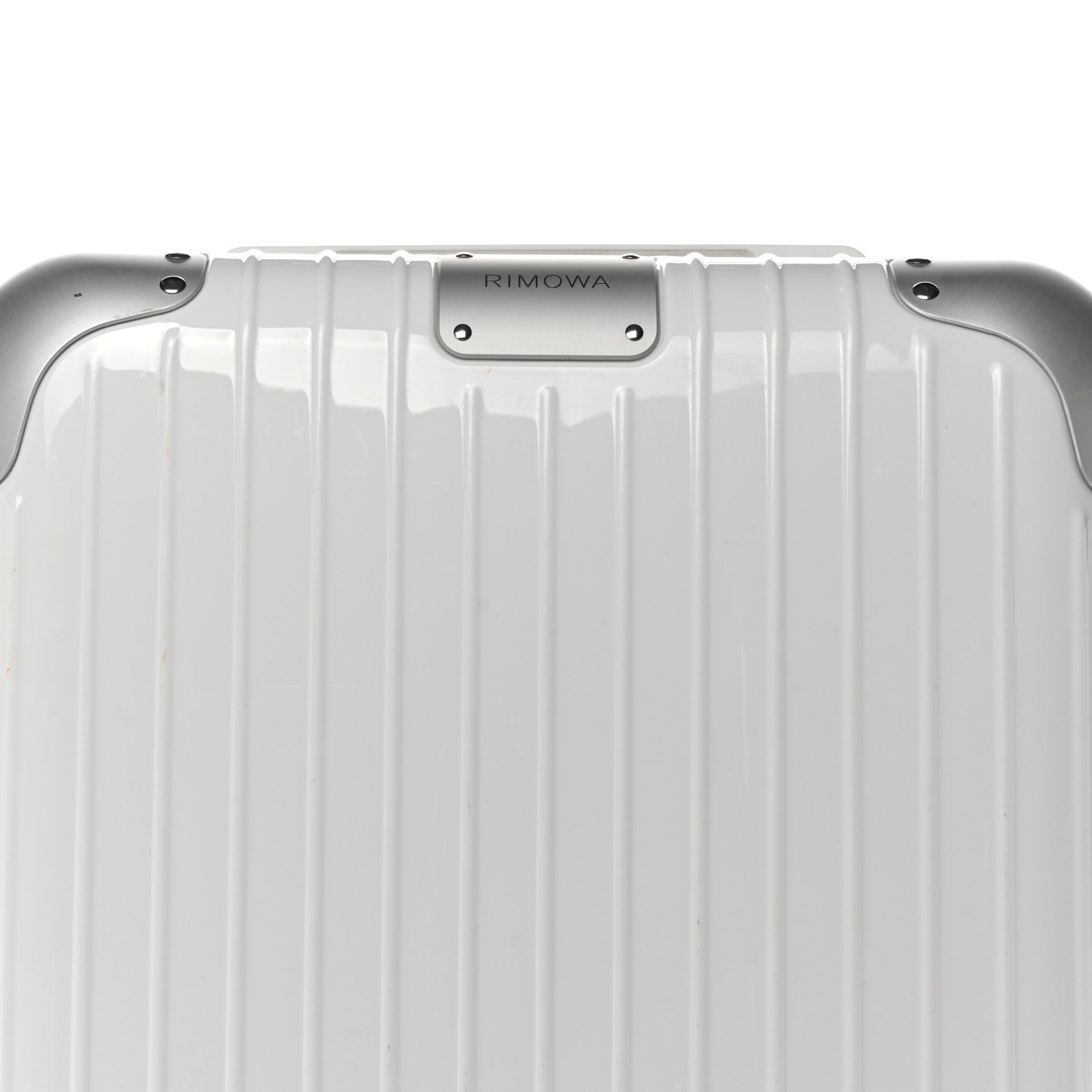 Rimowa Gloss Polycarbonate Aluminum Hybrid Cabin Gloss White 6 of 11