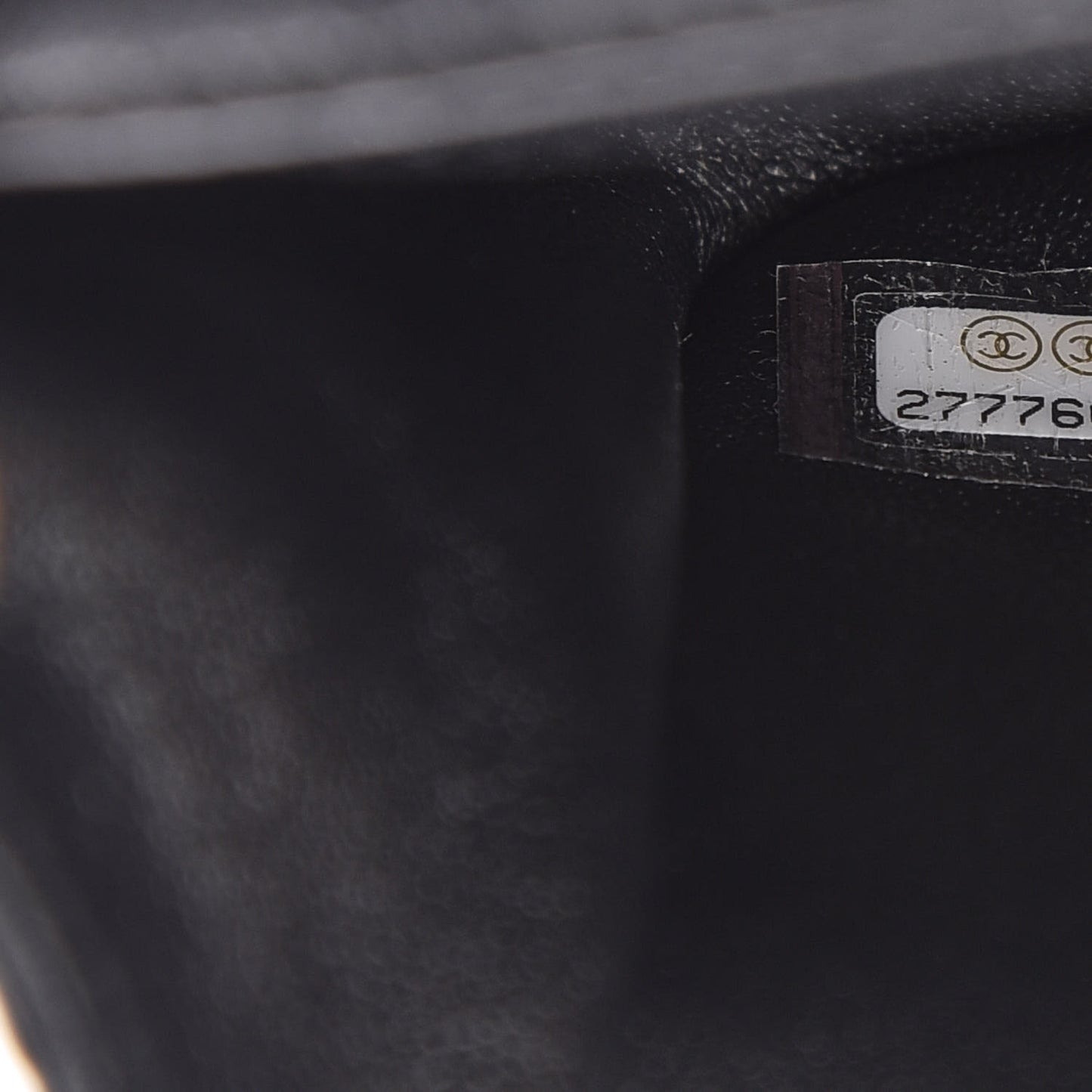 Lambskin Quilted Mini Rectangular Flap Black