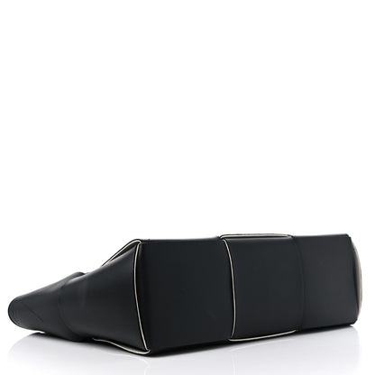 Bottega Veneta Nappa Maxi Intrecciato Arco Tote Black White 5 of 16