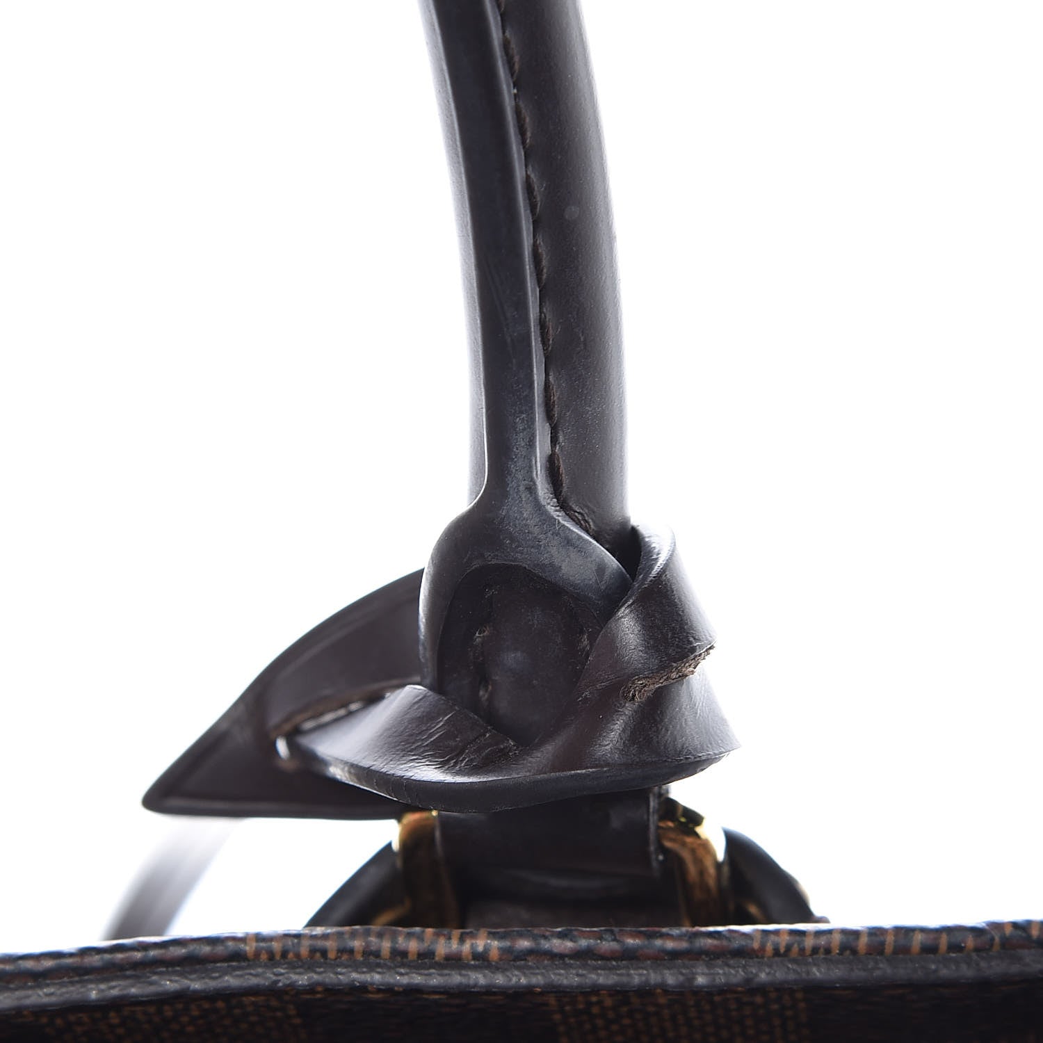 Louis Vuitton Cuir Taurillon Damier Ebene Normandy Black 14 of 15