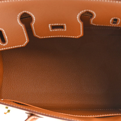 Hermes Epsom Birkin Sellier 25 Gold 5 of 9