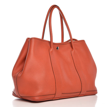 Hermes Vache Country Garden Party 36 MM Capucine 3 of 16