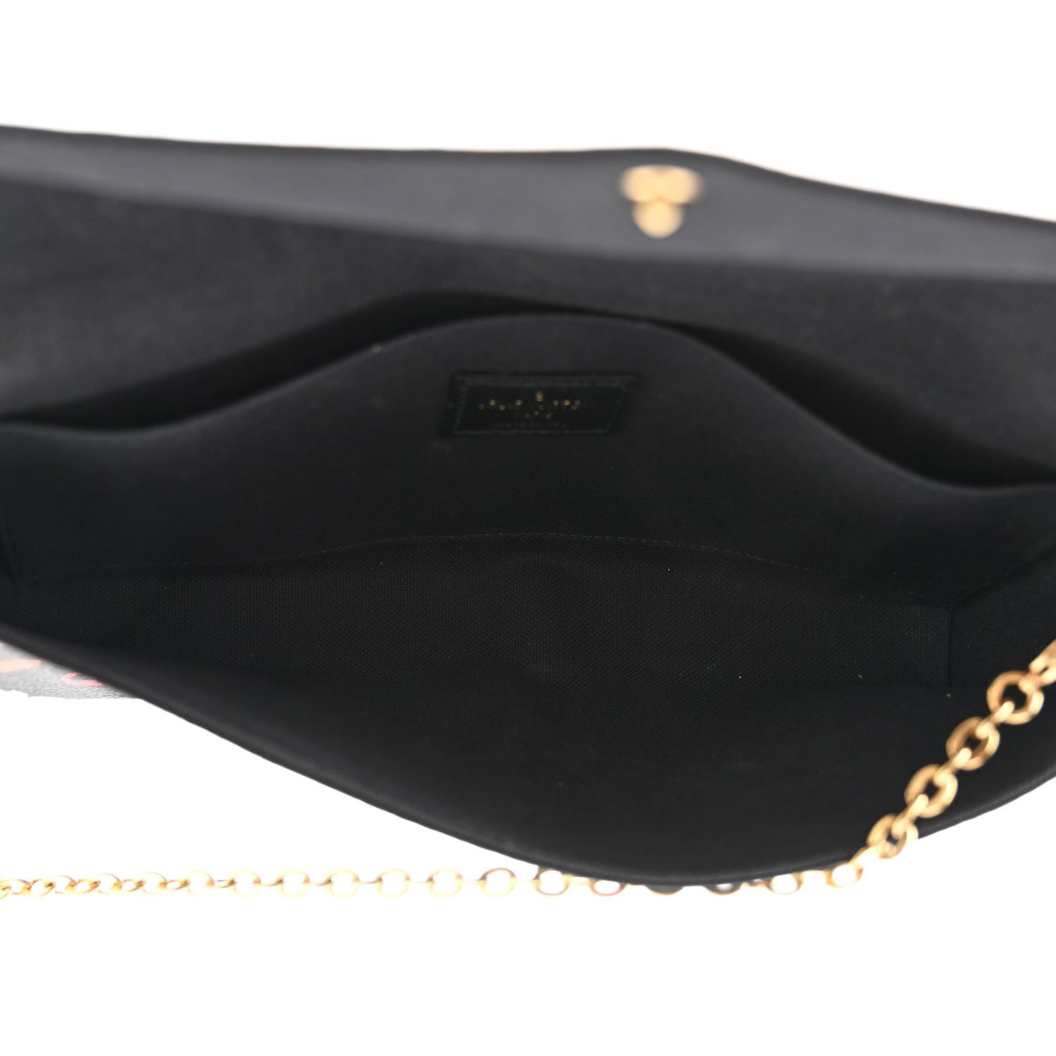 Louis Vuitton Game On Felicie Chain Wallet Black 5 of 10