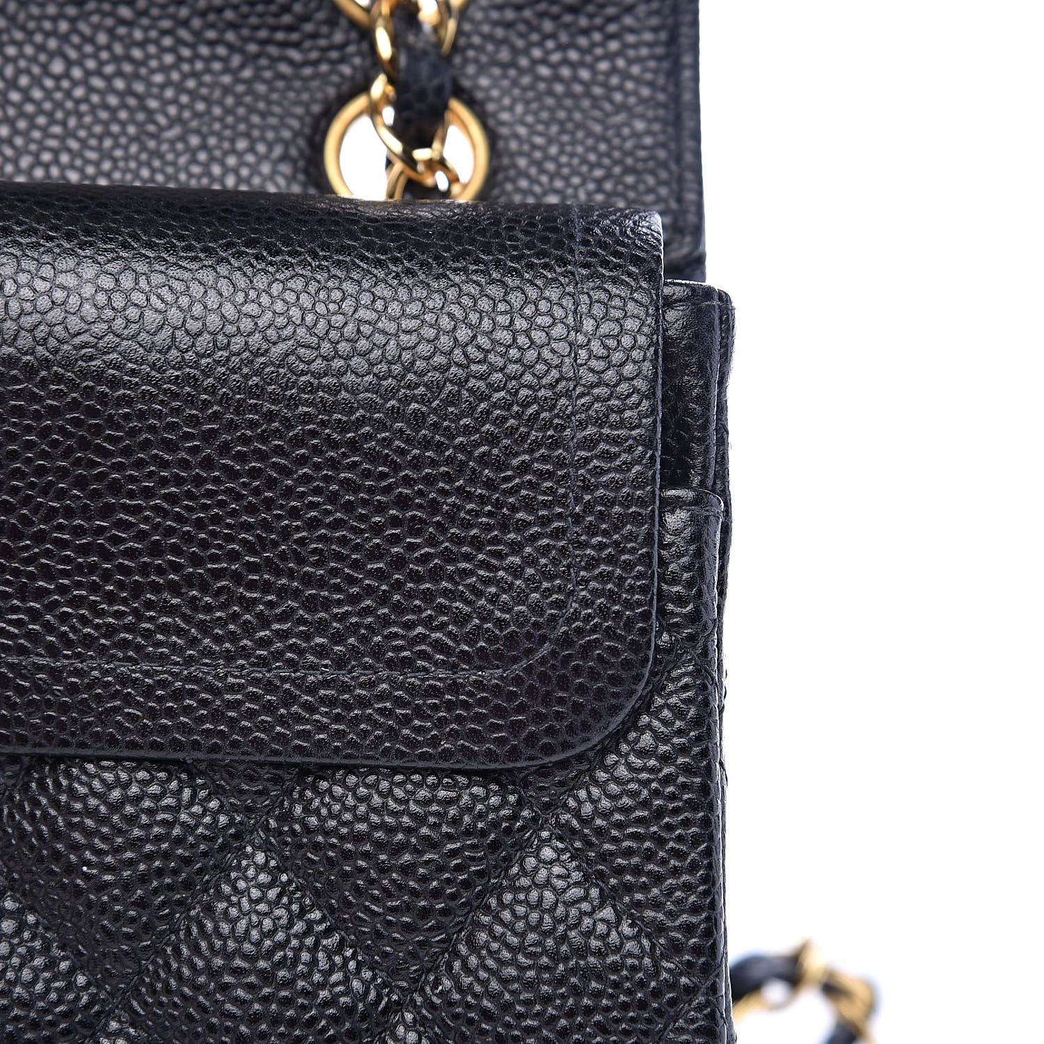 Chanel Caviar Quilted Small Double Flap Black 13 of 14