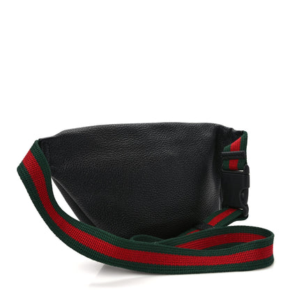 Gucci Grained Calfskin Small Logo Belt Bag Black 3 of 9