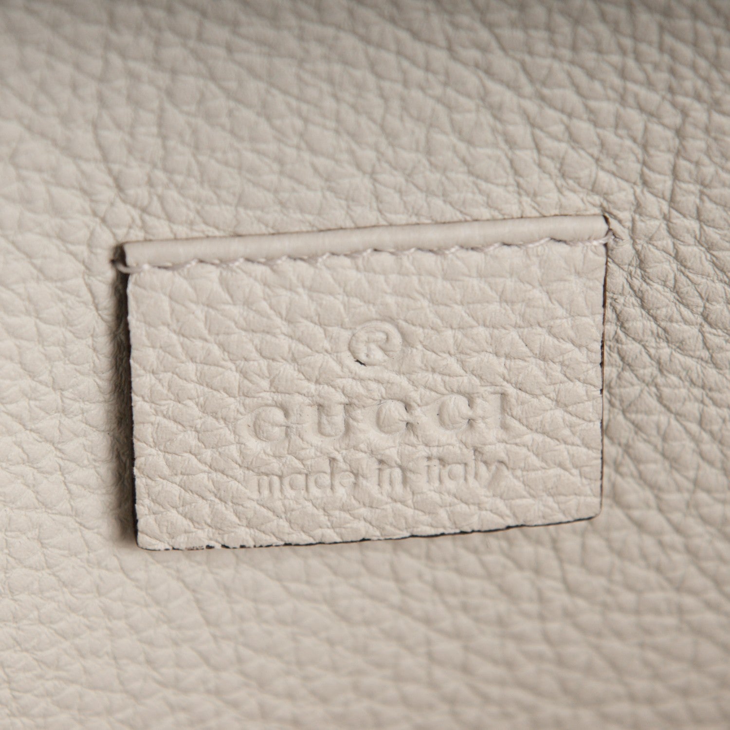 Gucci Soft Pebbled Calfskin Jackie Clutch Off White 8 of 8
