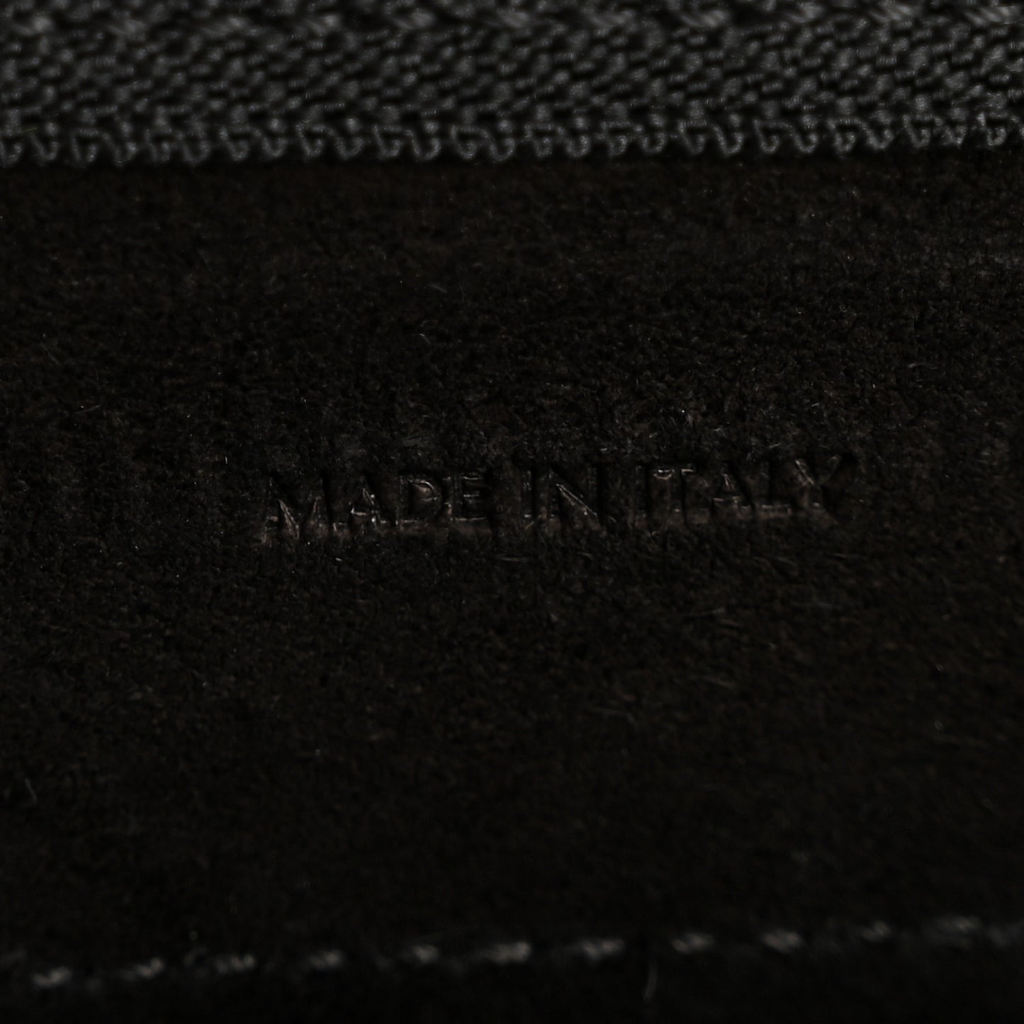 Grained Calfskin Nano Belt Bag Black