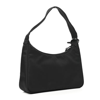 Prada Tessuto Nylon Mini Re-Edition 2000 Bag Black 3 of 12