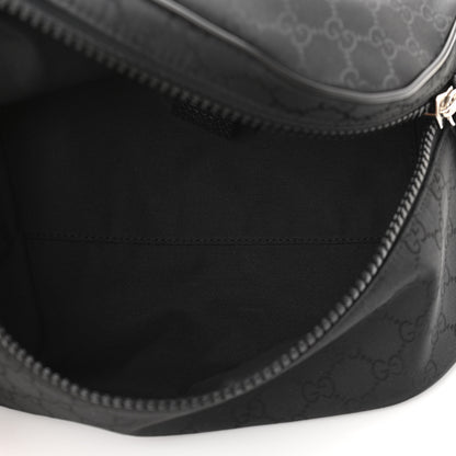 Gucci Nylon Monogram Fanny Pack Belt Bag Black 5 of 10
