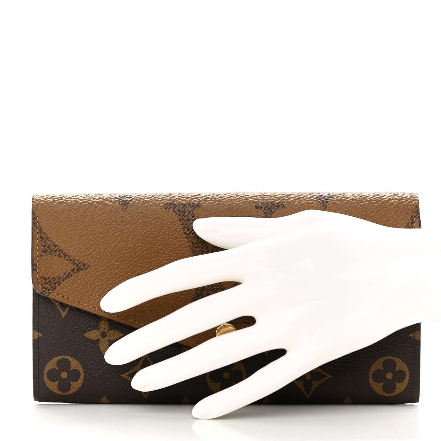 Louis Vuitton LOUIS VUITTON Reverse Monogram Giant Sarah Wallet 2 of 7