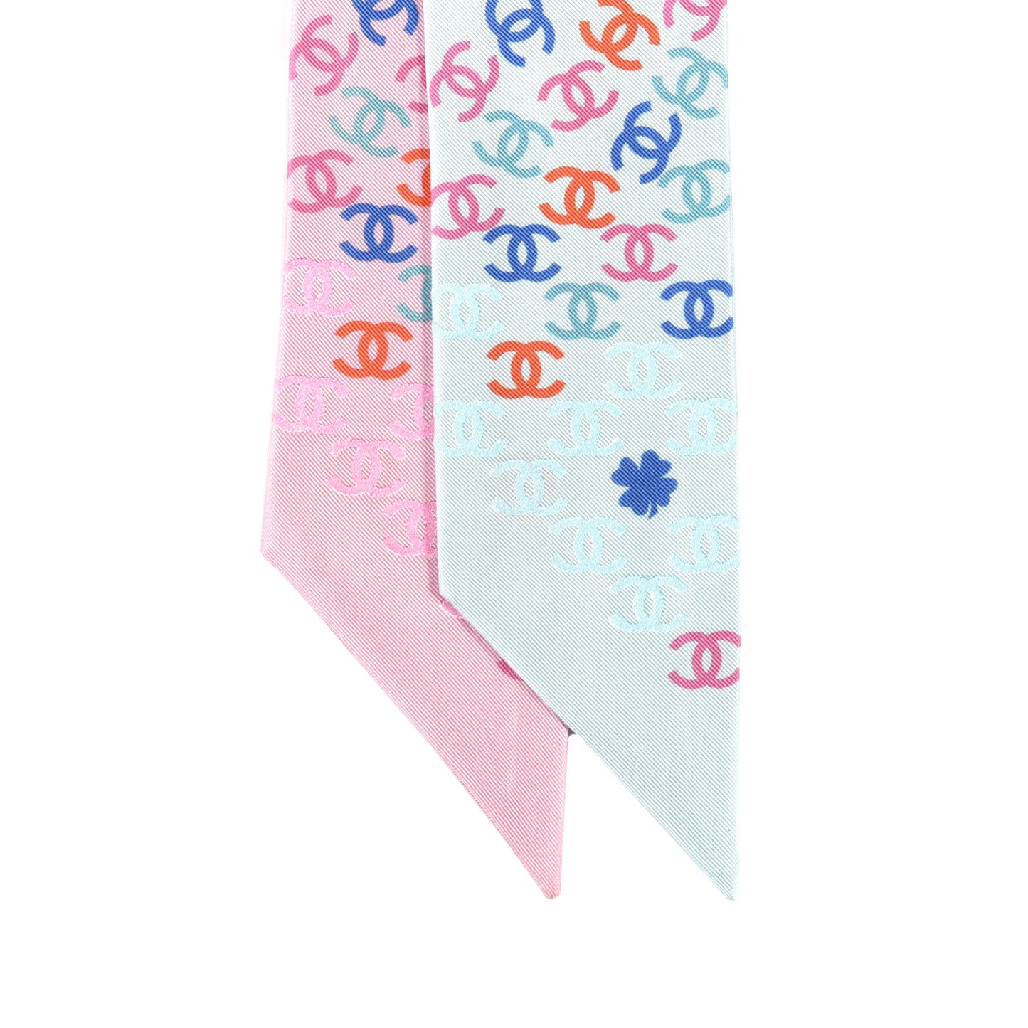 Silk CC Slim Bandeau Pink Light Blue Red