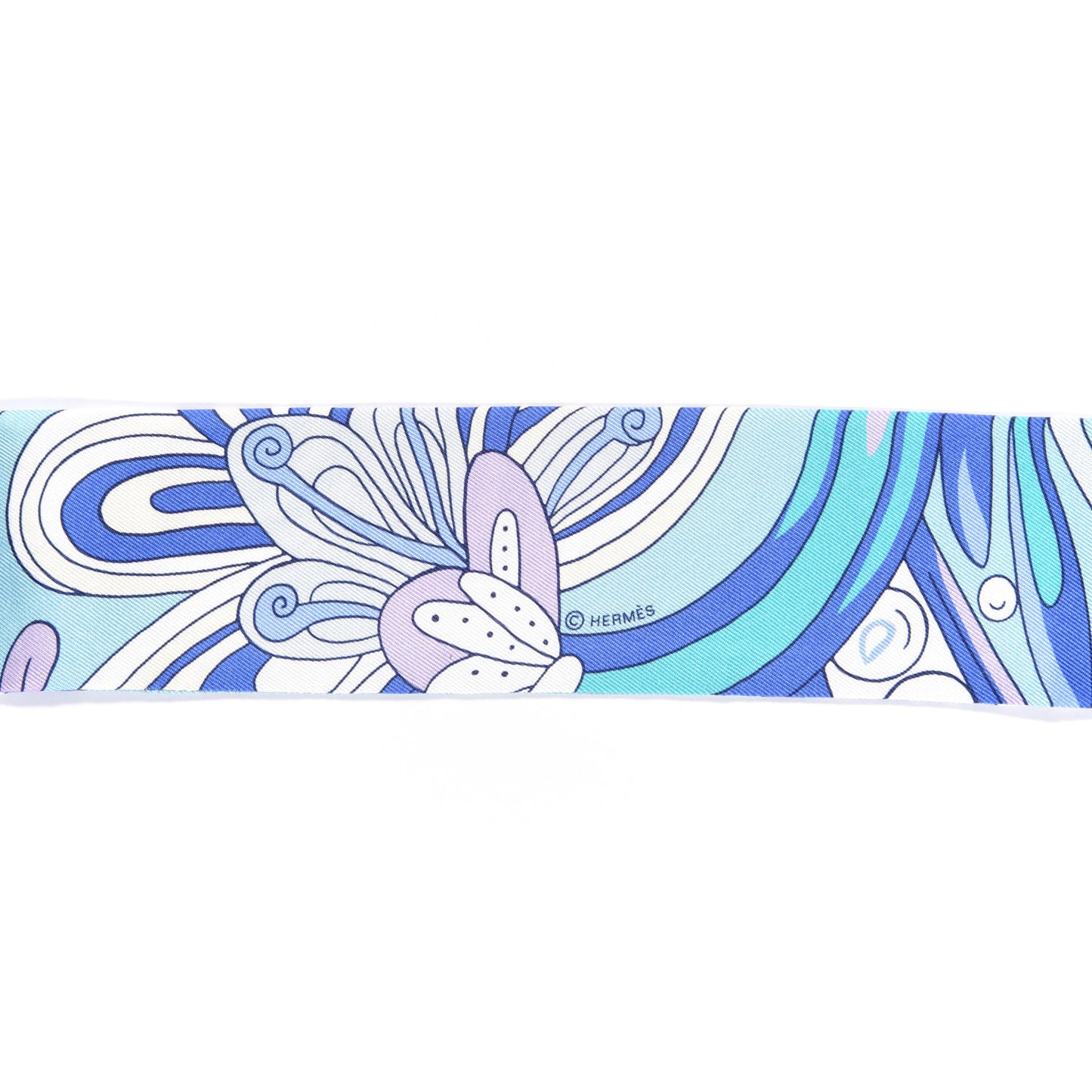 Silk Le Jardin de la Maharani Twilly Bleu Glacier Turquoise