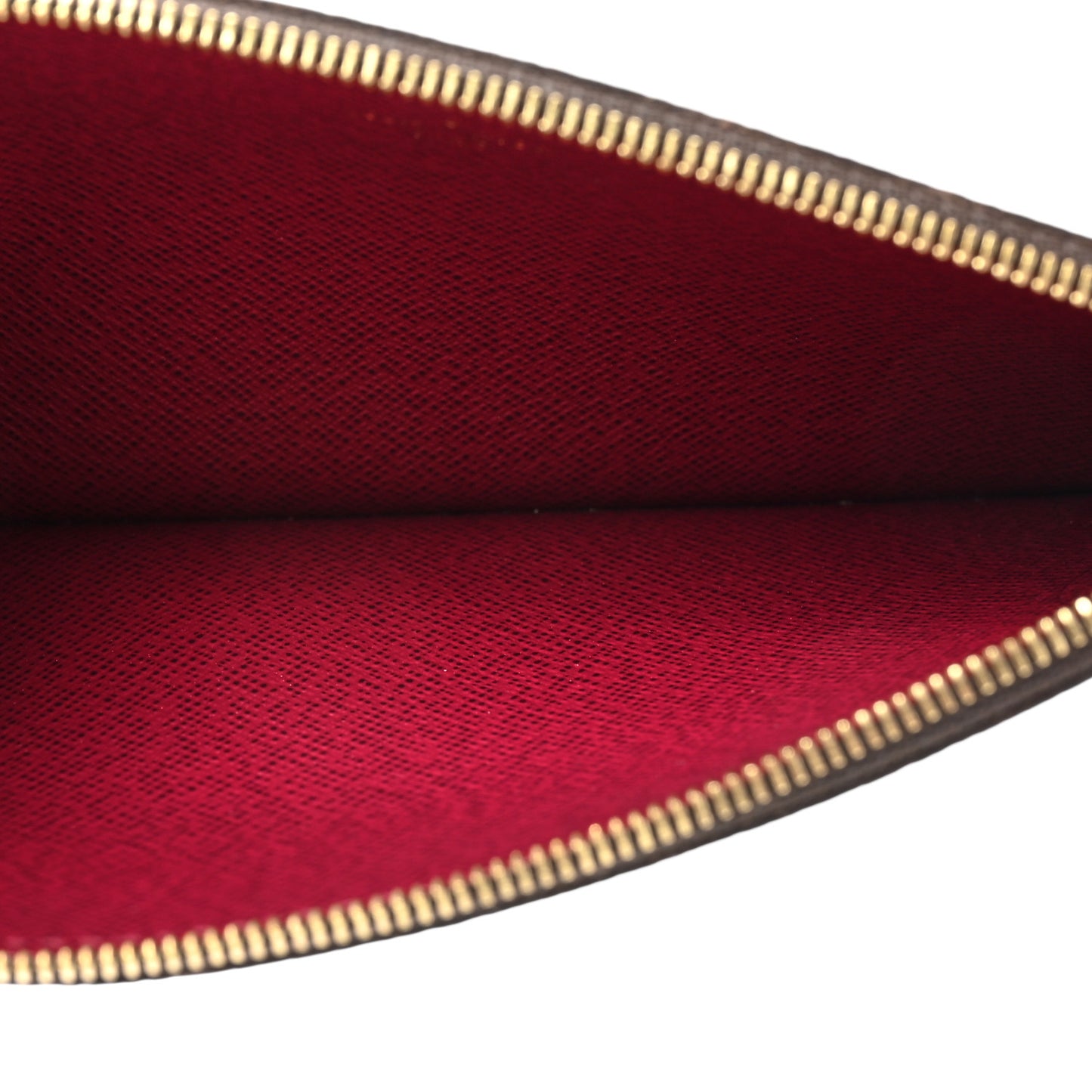 LOUIS VUITTON Monogram Pochette Felicie Chain Wallet Fuchsia