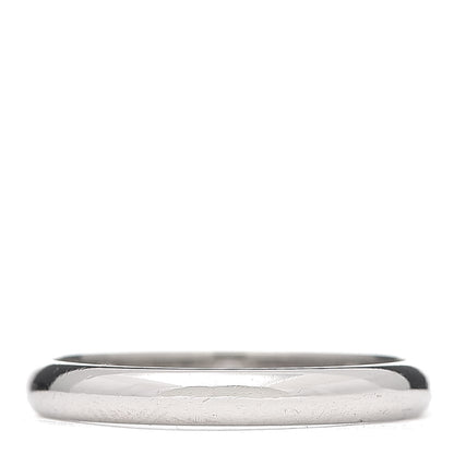 Cartier Platinum 3 Diamond 2.6mm 1895 Wedding Band Ring 50 5.25 3 of 6