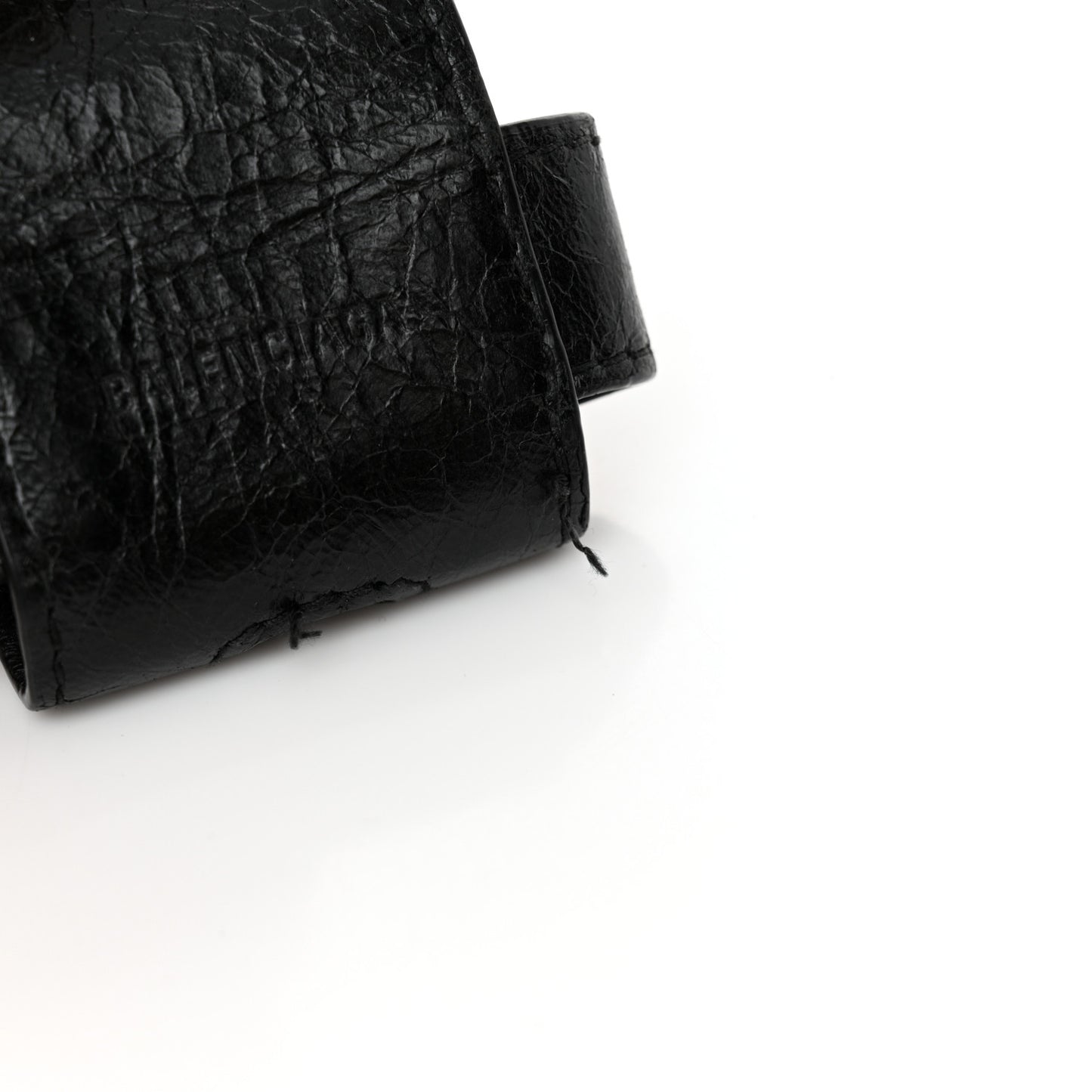 Agneau Arena Medium Le Cagole Messenger Bag Black