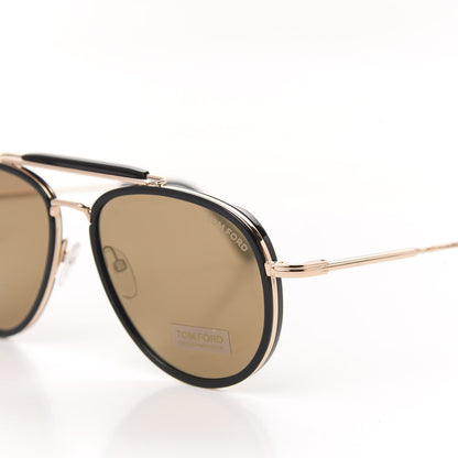 Tom Ford Tripp Sunglasses TF666 Black Gold 7 of 8