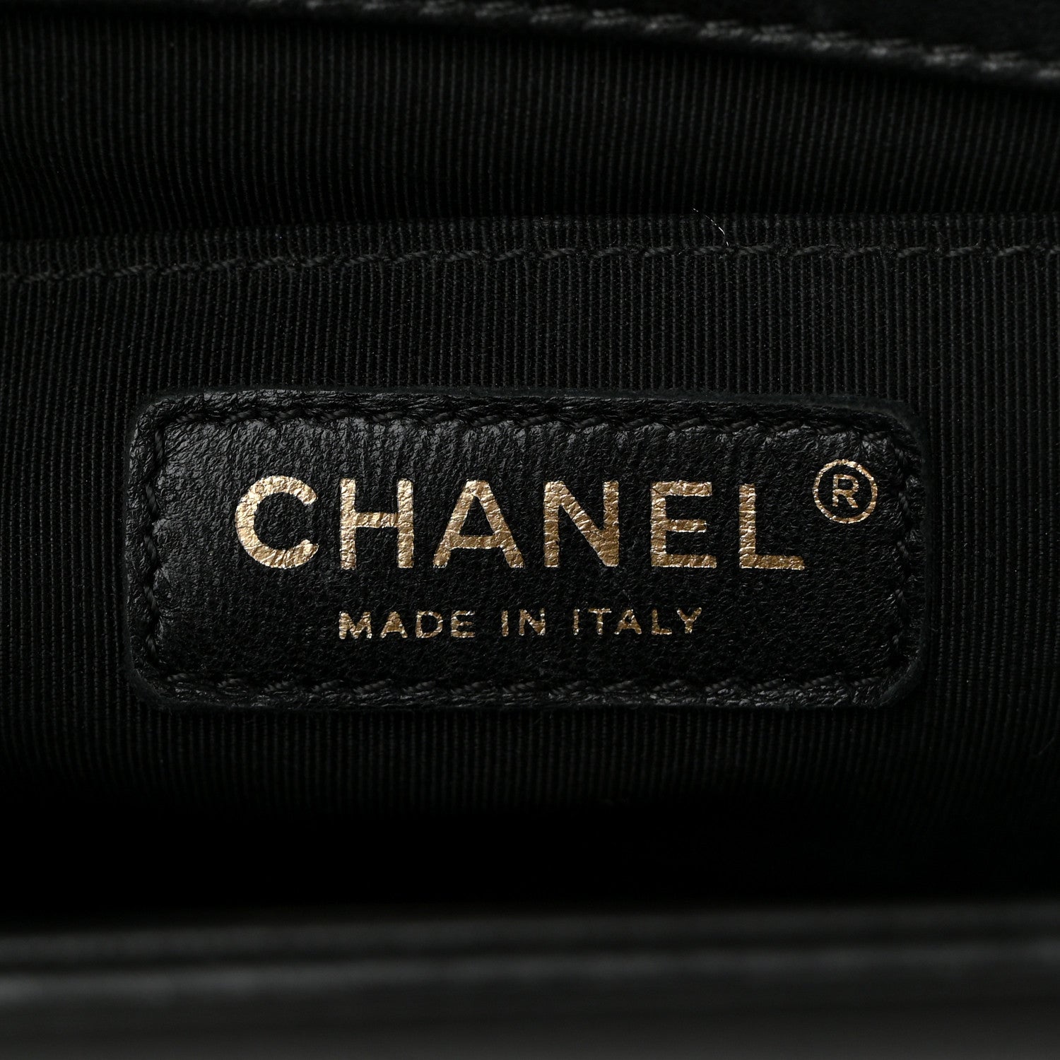 Chanel Lambskin Chevron Quilted Medium Boy Flap Black 6 of 11