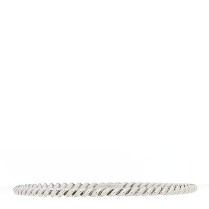 Tiffany Sterling Silver Twist Rope Bangle Bracelet 1 of 3