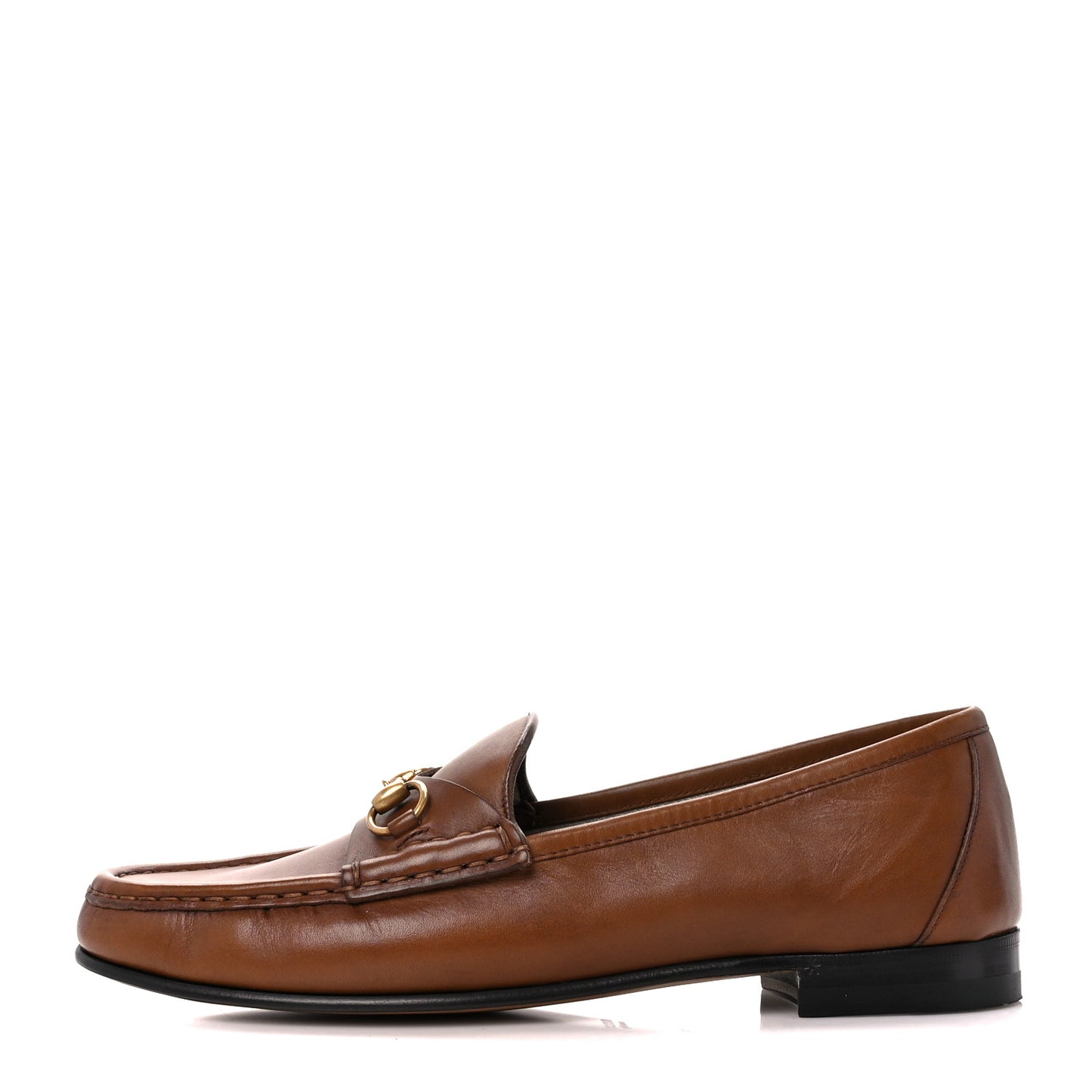 Betis Glamour Calfskin Womens 1953 Horsebit Loafers 39 Brown Sugar