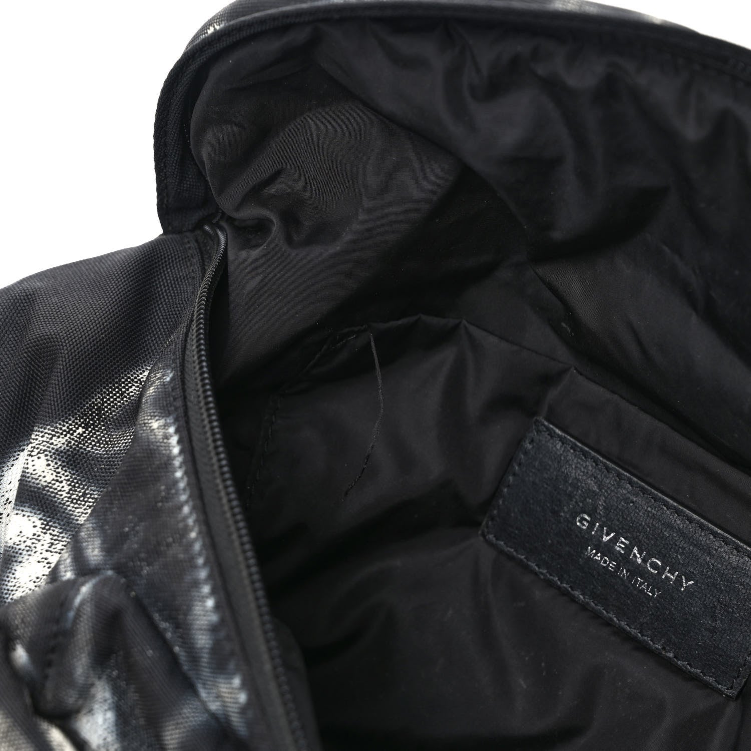 Givenchy X CHITO Nylon Graffiti Effect Essential U 4G Belt Bag Black 9 of 11