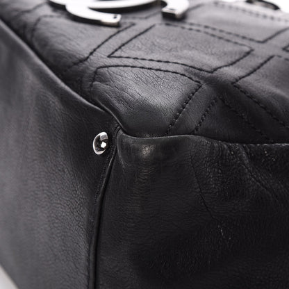 Chanel Calfskin Small Diamond Stitch Tote Black 10 of 13