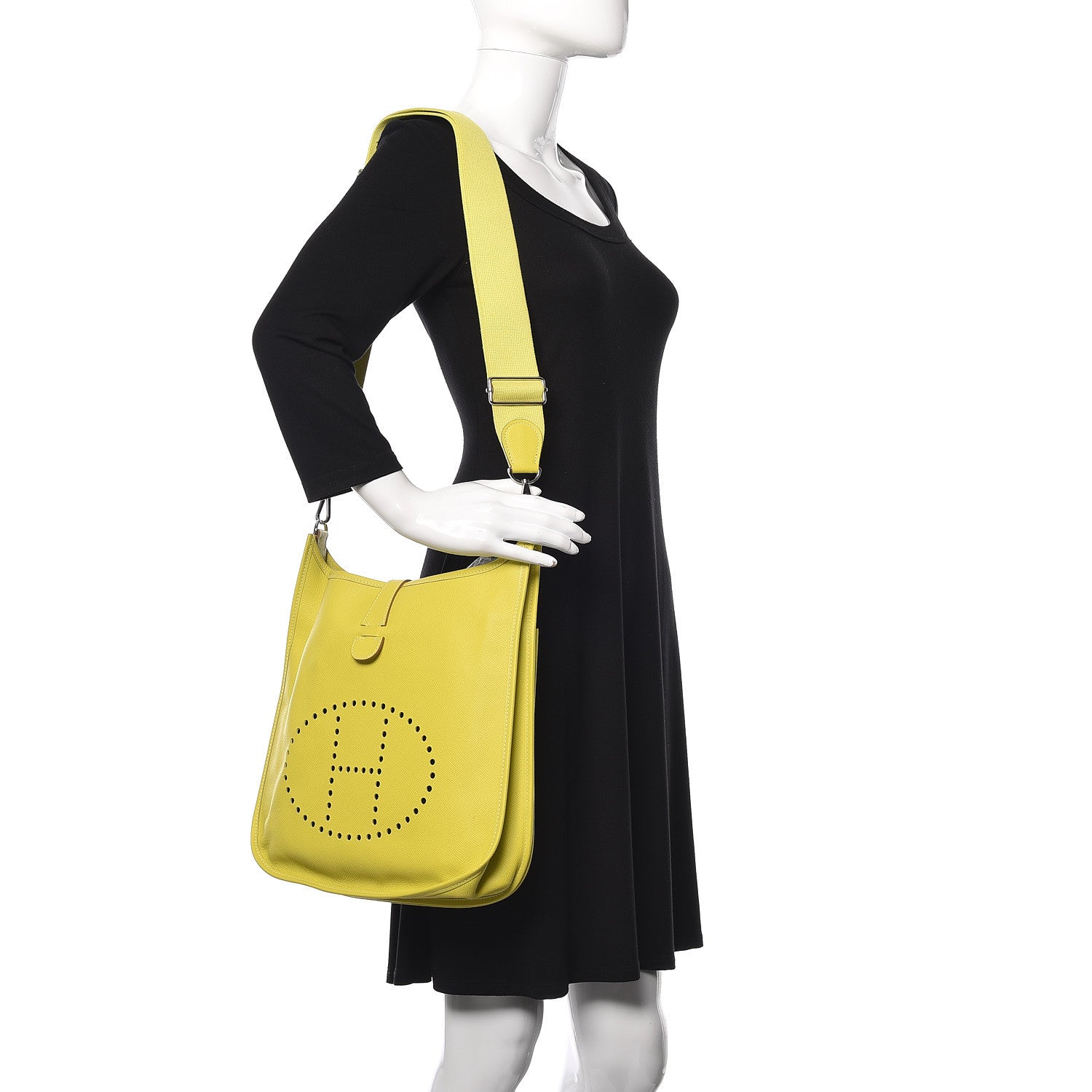 Hermes Epsom Evelyne III GM Lime 2 of 11