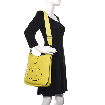 Hermes Epsom Evelyne III GM Lime 2 of 11