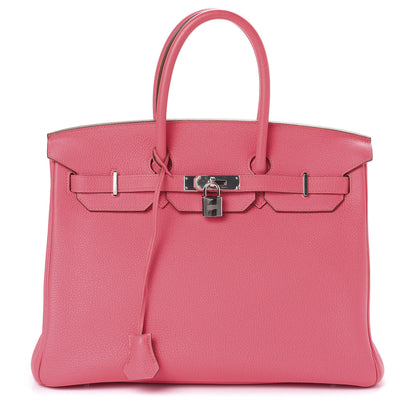 Hermes Togo Birkin 35 Rose Lipstick 1 of 12