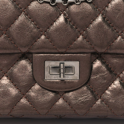 Chanel Metallic Aged Calfskin Quilted 2.55 Reissue 226 Flap Bronze 8 of 11