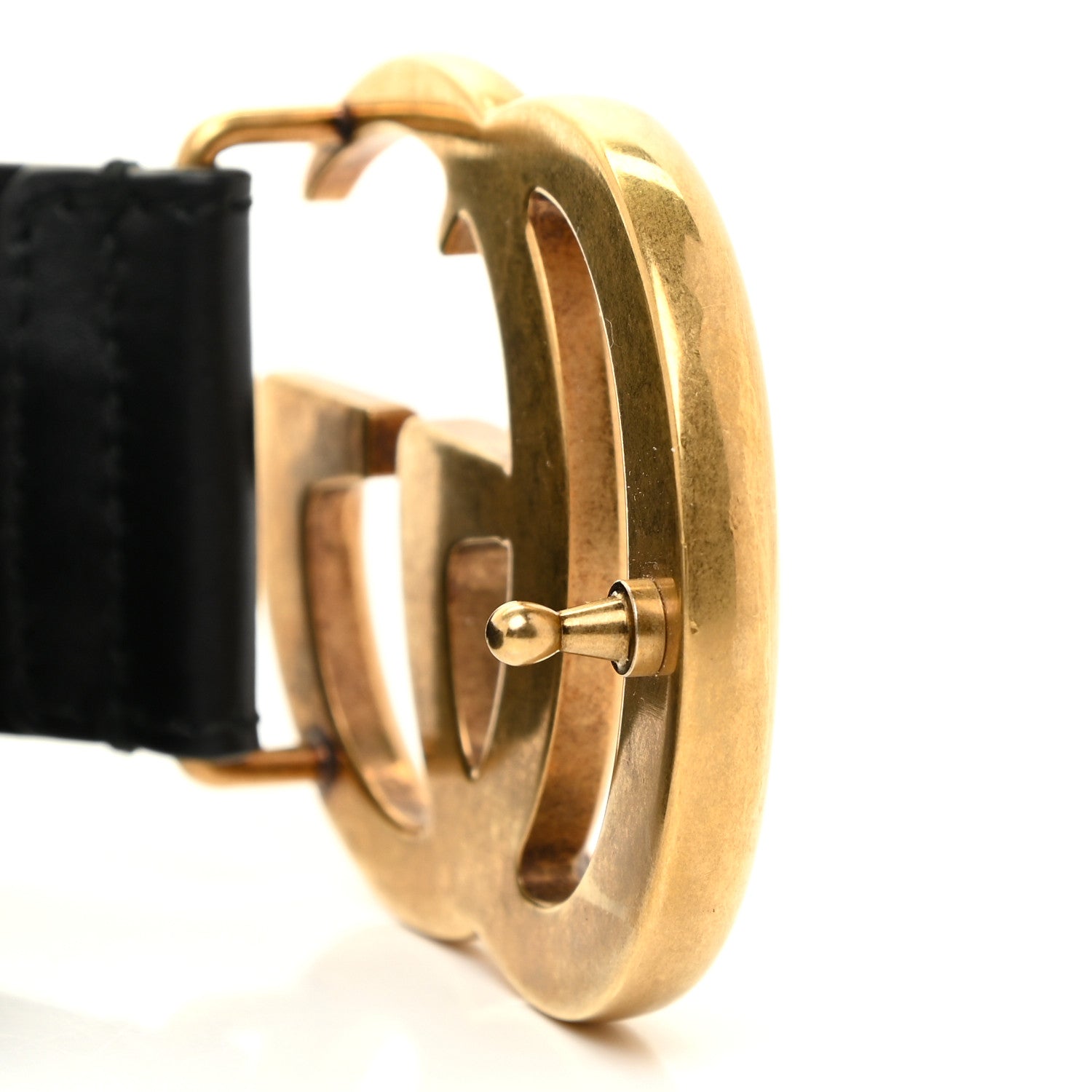 Gucci Calfskin Double G 40mm Belt 95 38 Black 3 of 10