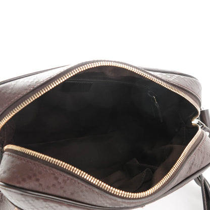 Gucci Diamante Medium Hilary Messenger Bag Dark Brown 5 of 7