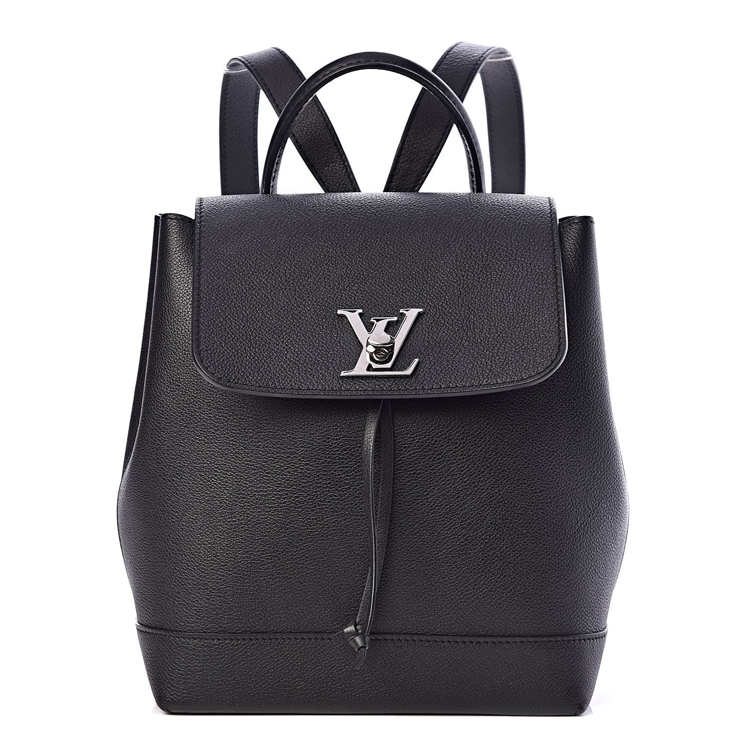 Louis Vuitton Calfskin Lockme Backpack Black 1 of 10