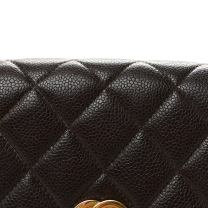 Chanel Caviar Quilted Medium Kelly Flap Brown 7 of 9