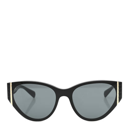 Chanel Acetate Cat Eye Sunglasses 6054 Black 2 of 7