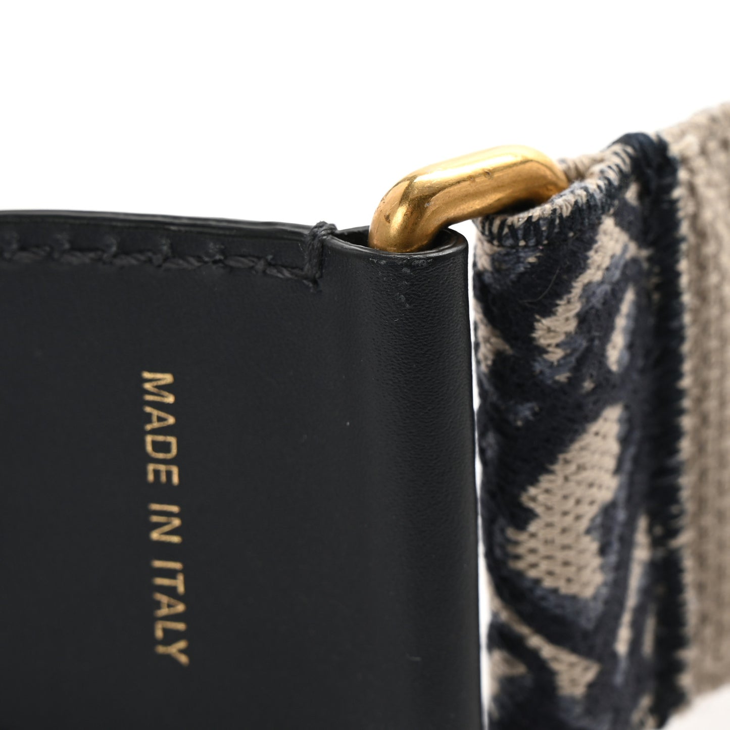 Oblique Studded Shoulder Strap Blue