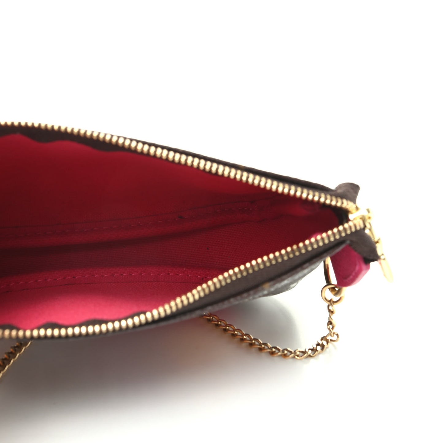Monogram 2019 Christmas Animation Mini Courchevel Pochette Accessories Fuchsia