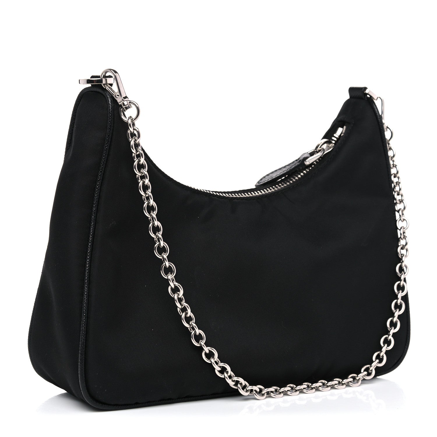 Prada Nylon Re-Edition 2005 Shoulder Bag Black 2 of 9