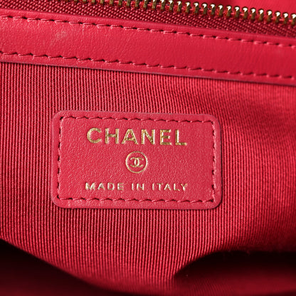 Chanel Sequins Quilted Large Chanel 19 Pouch Black 6 of 8