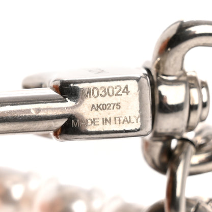 Louis Vuitton Metal Pearls Mini Chain Belt Bag Charm Silver 4 of 5