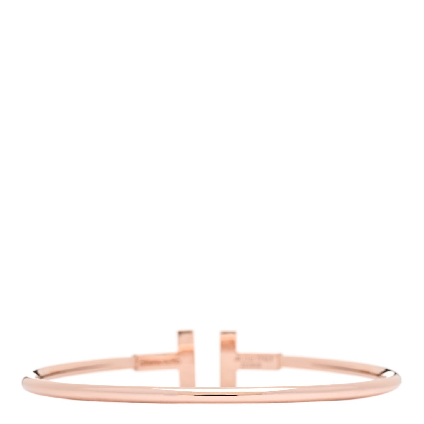 18K Rose Gold Diamond Mother of Pearl T Wire Bracelet