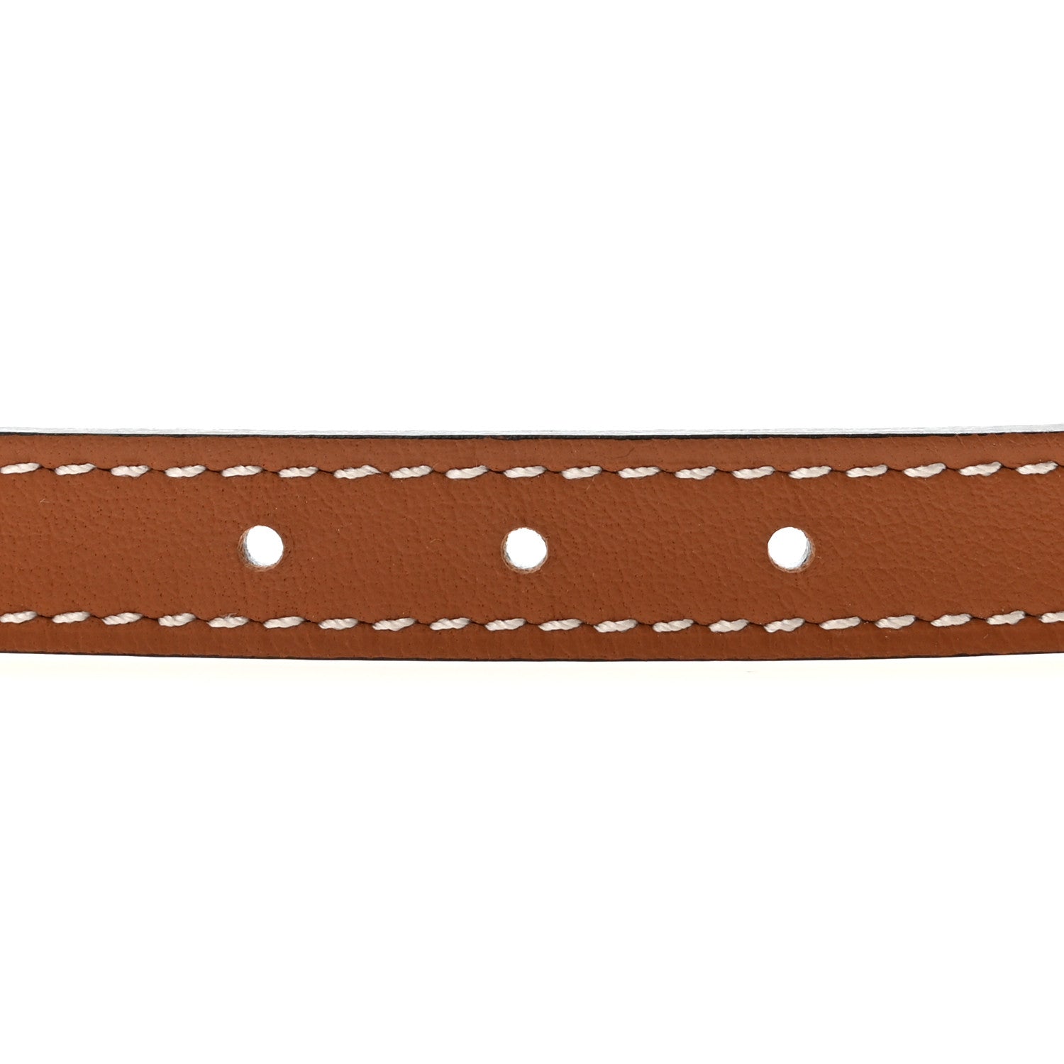 Hermes Swift Epsom 13mm Infini Belt 95 38 Gold White 6 of 11
