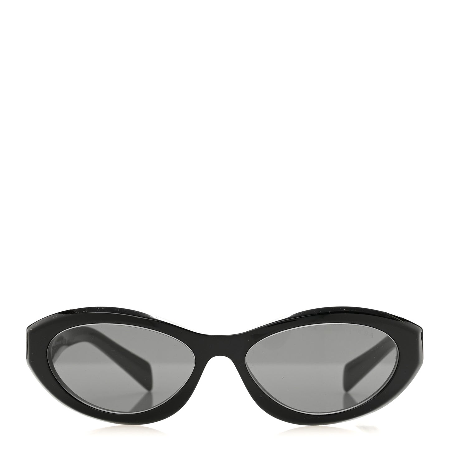 Acetate Oval Sunglasses SPR 26Z Black
