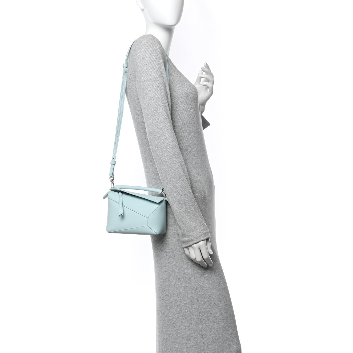 Loewe Calfskin Mini Puzzle Edge Bag Iceberg 2 of 9